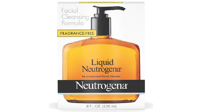 Liquid Neutrogena Fragrance-Free Hypoallergenic & Oil-Free Mild Face Wash, 8 fl. oz Only $4.55 Shipped!