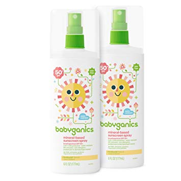 Babyganics Baby Sunscreen Spray (SPF 50) 2 Pack Only $11.44 Shipped!