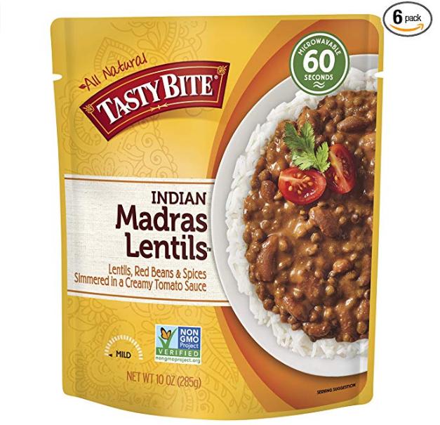 Tasty Bite Indian Entree Madras Lentils 10 Ounce (Pack of 6) – Only $5.99!