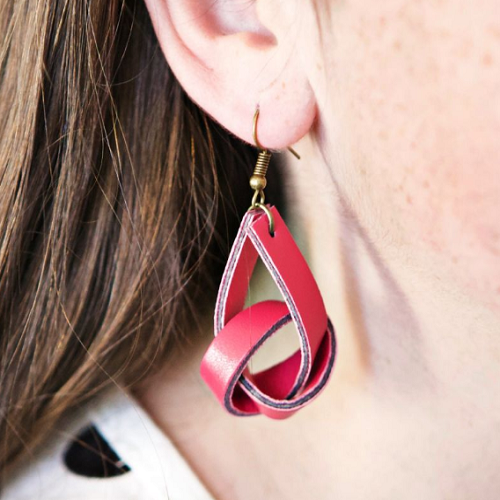 Faux Leather Knot Earrings – 12 Colors! Only $5.99! (Reg. $20)
