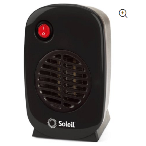 Soleil Personal Electric Ceramic Heater Only $5! (Reg. $15)