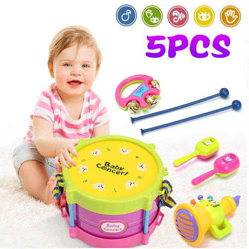 Baby 5 Piece Musical Instrument Band Kit Only $9.67! (Reg. $21)