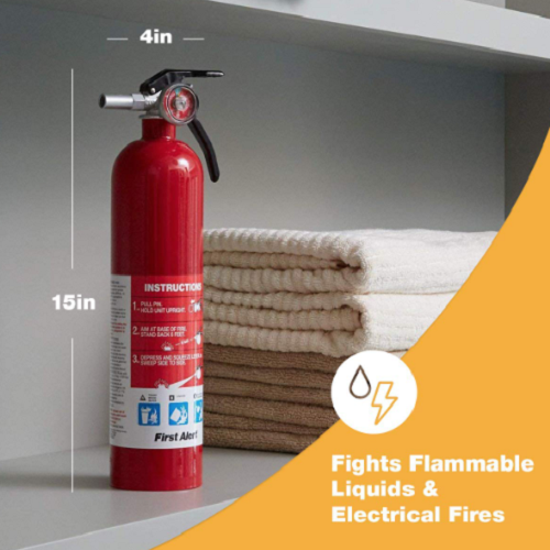 First Alert Standard Home Red Fire Extinguisher Just $18.69! (Reg. $30)
