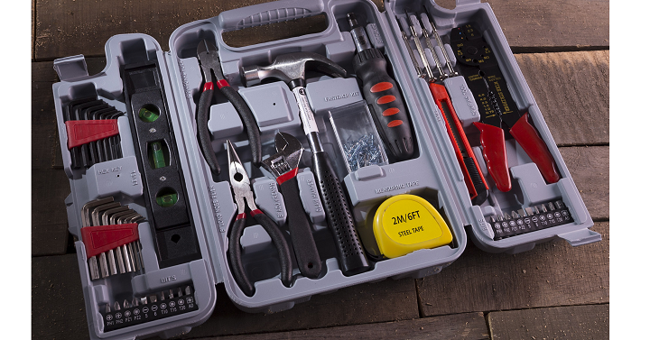 Stalwart 130 Piece Household Hand Tool Set Only $16.99! (Reg $40)