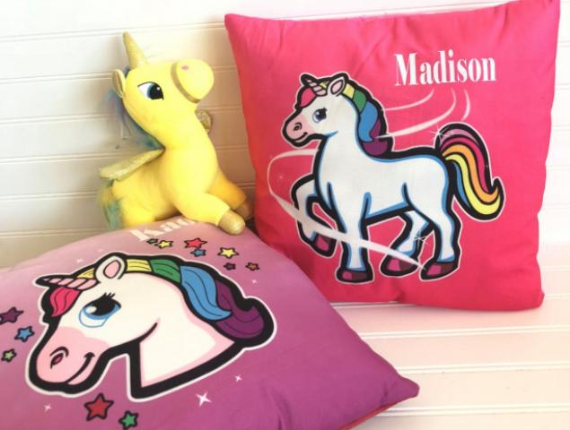Personalized Ultra Soft Unicorn Pillow – Only $5.99!