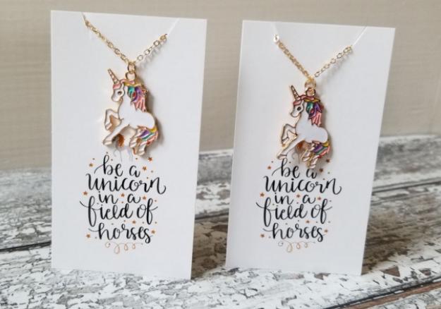 Unicorn Necklace – Only $3.99! Great Easter Basket Fillers!