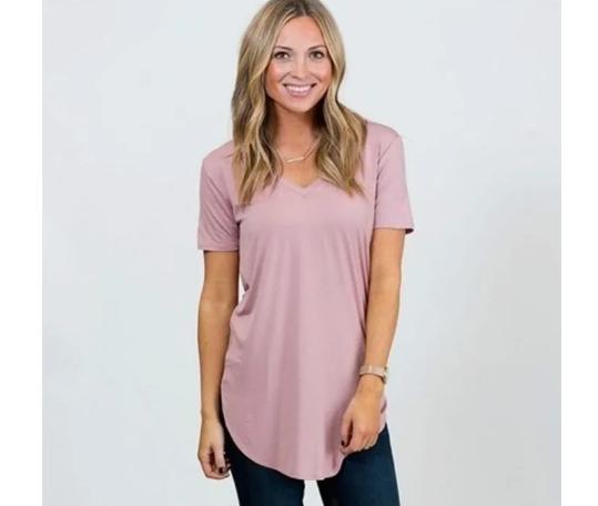 V Neck Tunic Tee – Only $14.99!