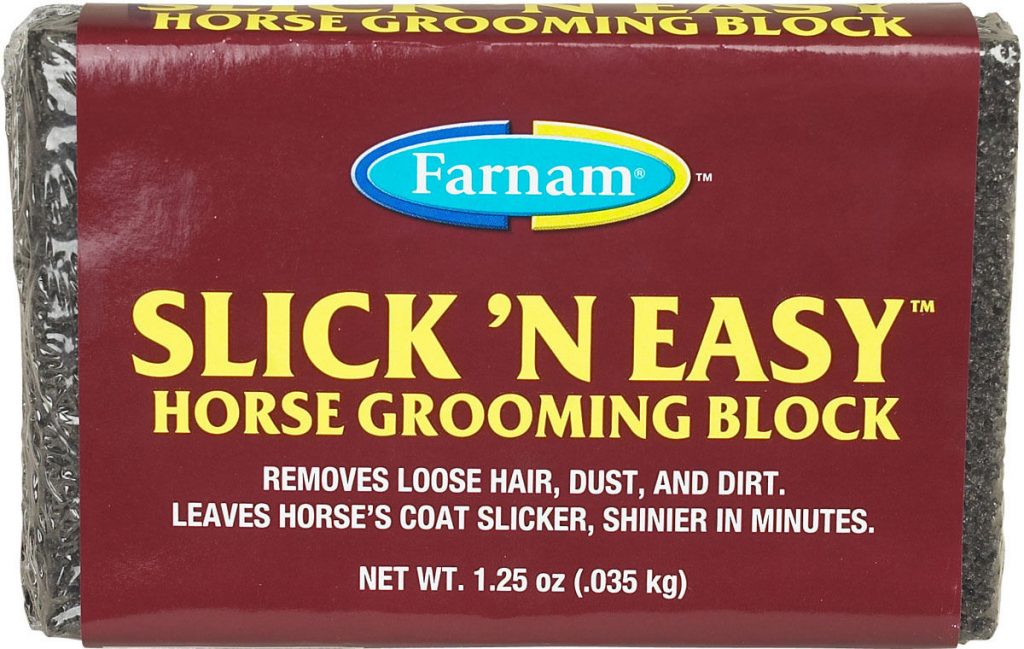 Free Farnam Slick N’ Easy Horse Grooming Block!
