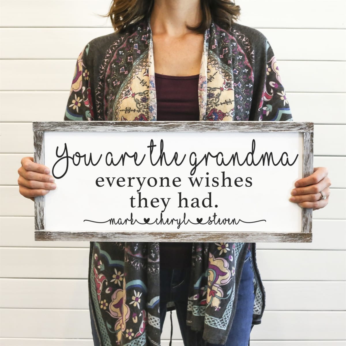 Personalized Mother’s Day Framed Sign – Only $29.99!
