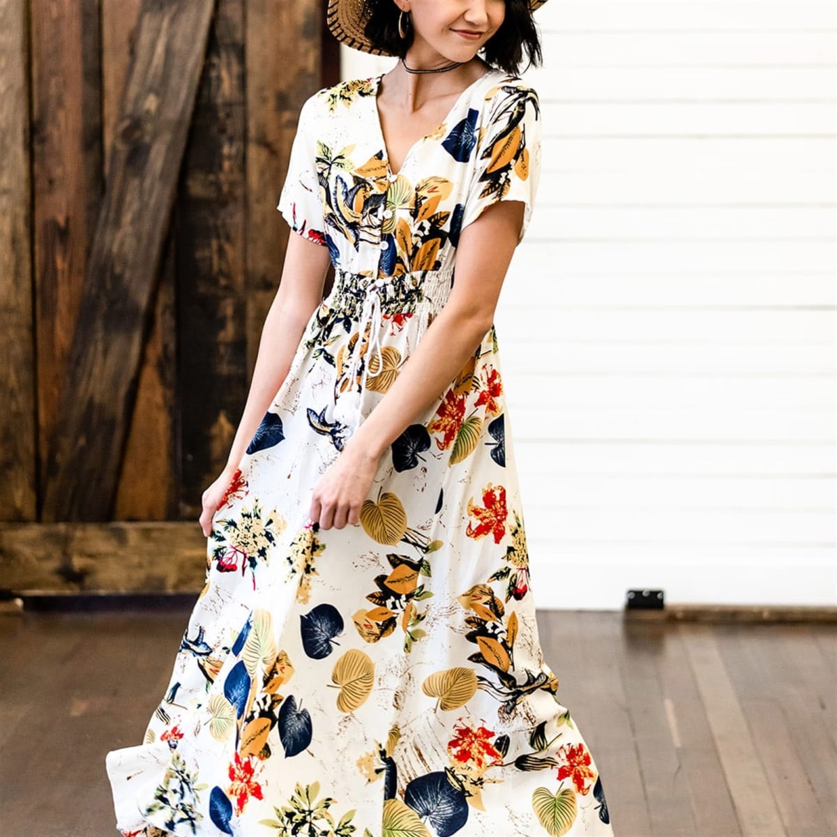 Iris Floral Dress – Only $29.99!
