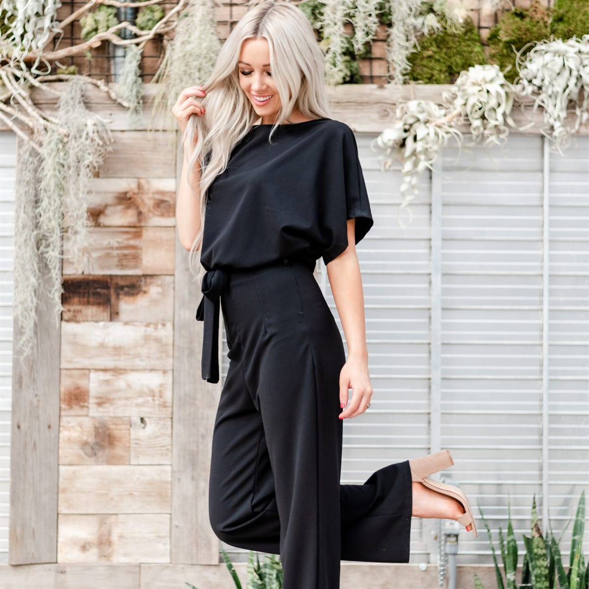 Belted Wide Leg Jumpsuit – Only $24.99!