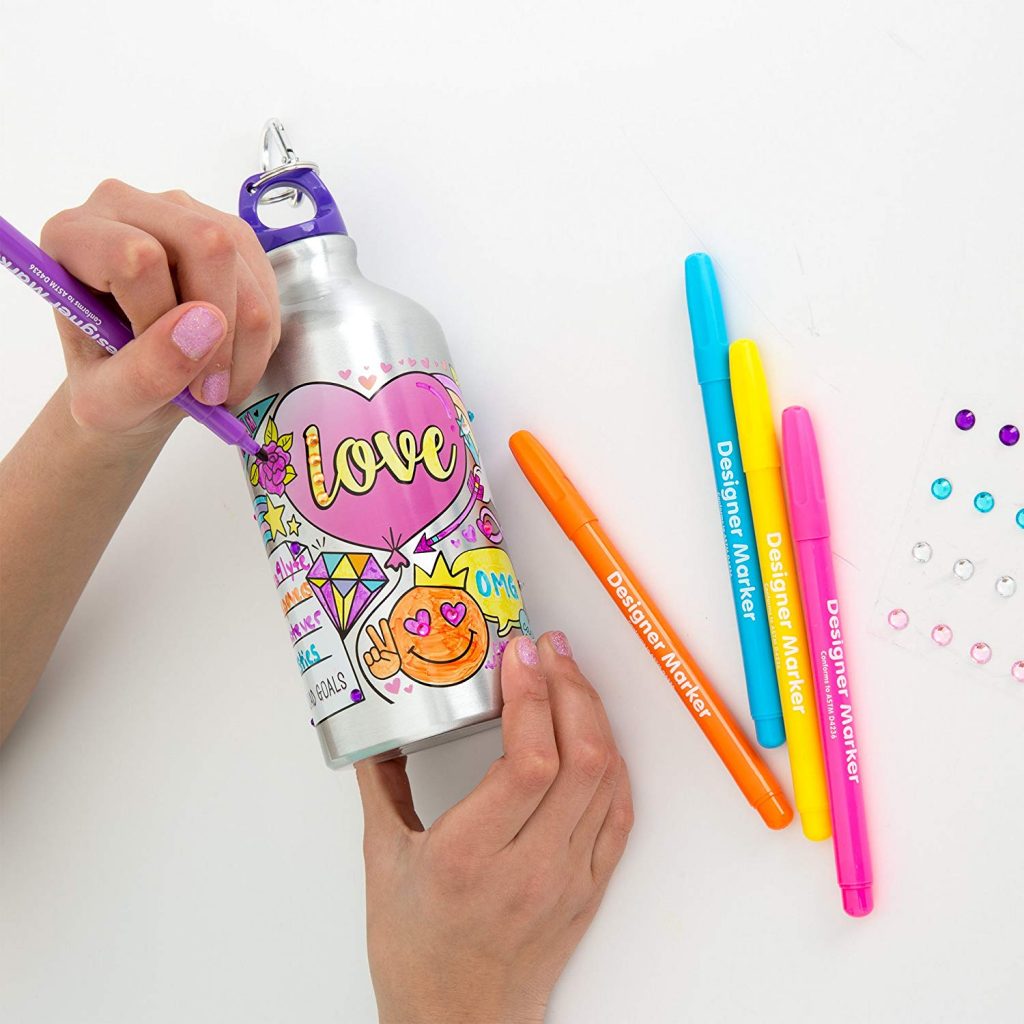 Color Your Own Water Bottle Kit Only $5.58!