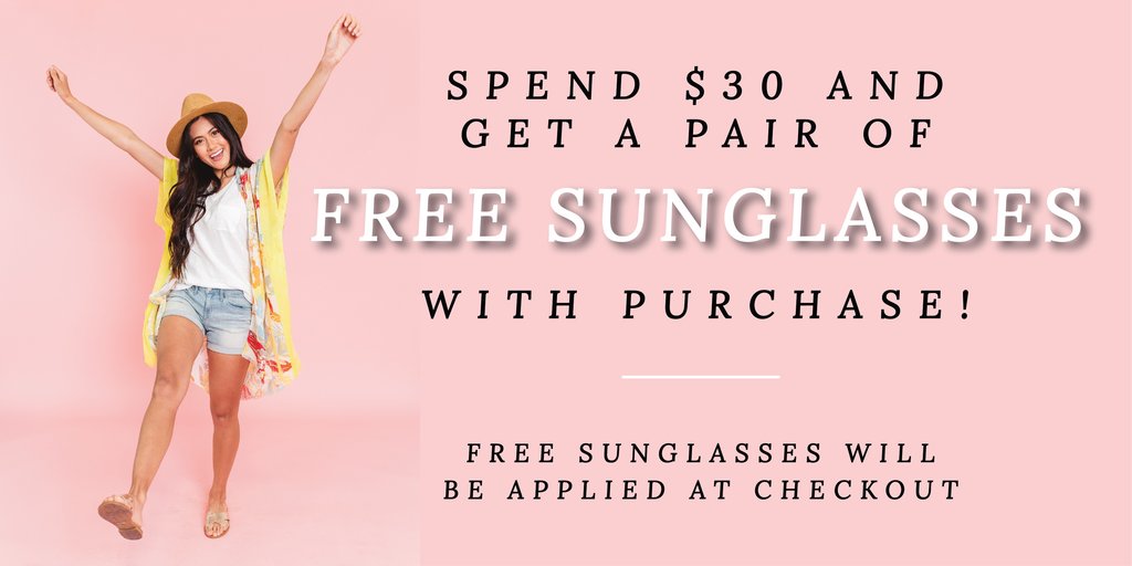 Cents of Style: FREE Sunglasses With Purchase and FREE Shipping!