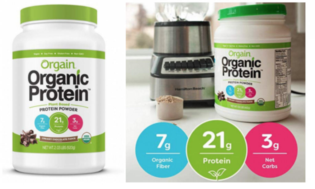 Orgain Organic Plant Based Protein Powder, Creamy Chocolate Fudge Just $16.94 Shipped!