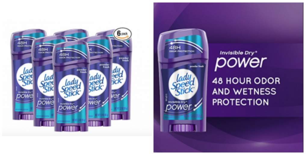 Lady Speed Stick Antiperspirant Deodorant 6-Pack Just $10.91 Shipped!
