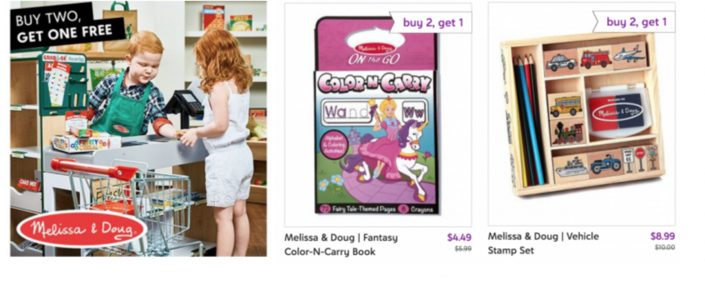 Zulily: Melissa & Doug Up To 35% Off! Plus, Select Items Are Buy Two Get One FREE!