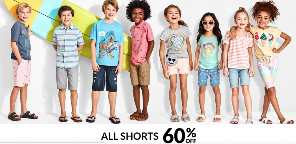 The Children’s Place: 60% Off Shorts Prices As Low As $7.18!