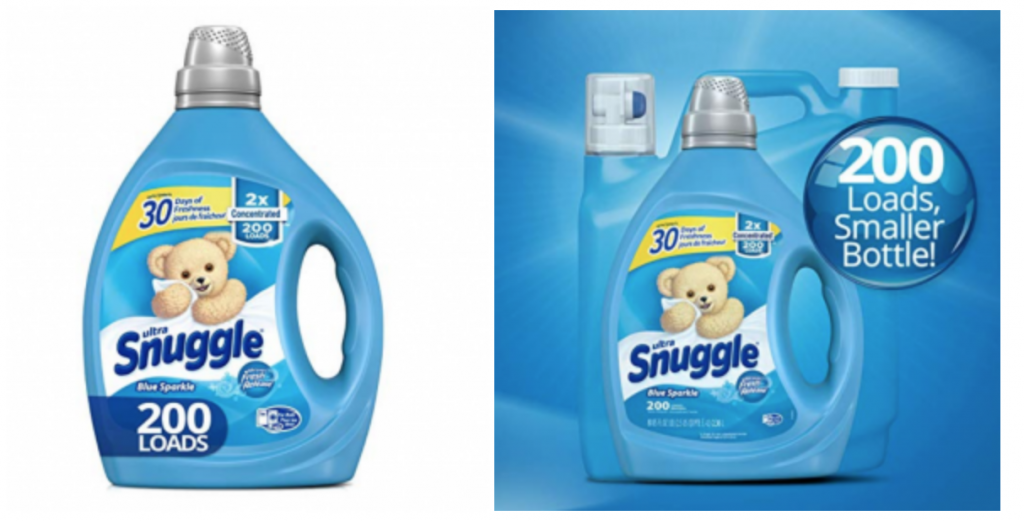 Snuggle Liquid Fabric Softener, 2X Concentrated 200 Loads 80oz Just $11.39 Shipped!