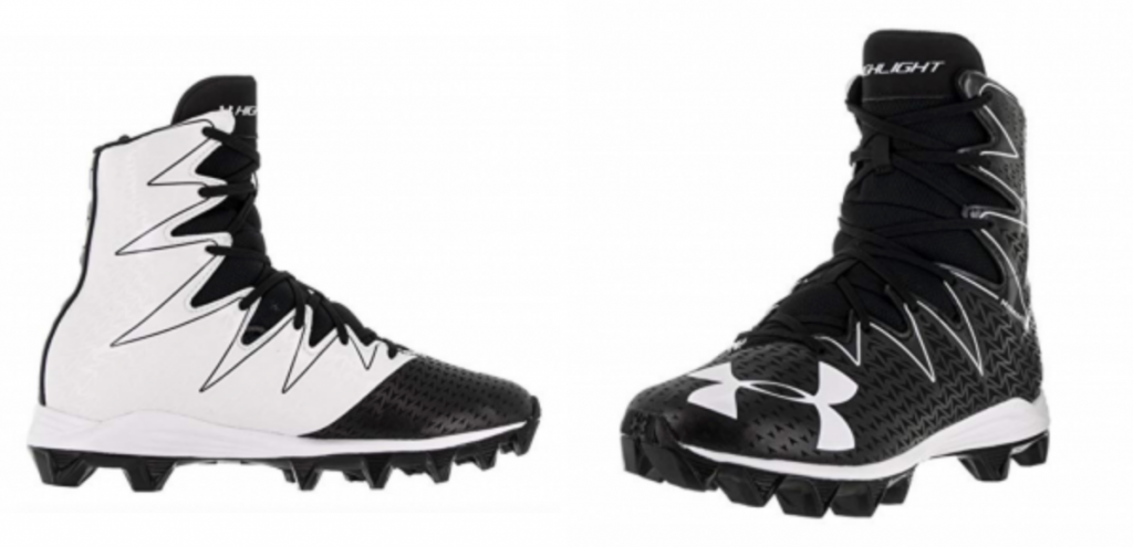 Under Armour Big Boys’ UA Highlight RM Jr. Football Cleats Size 4.5 Just $24.75!