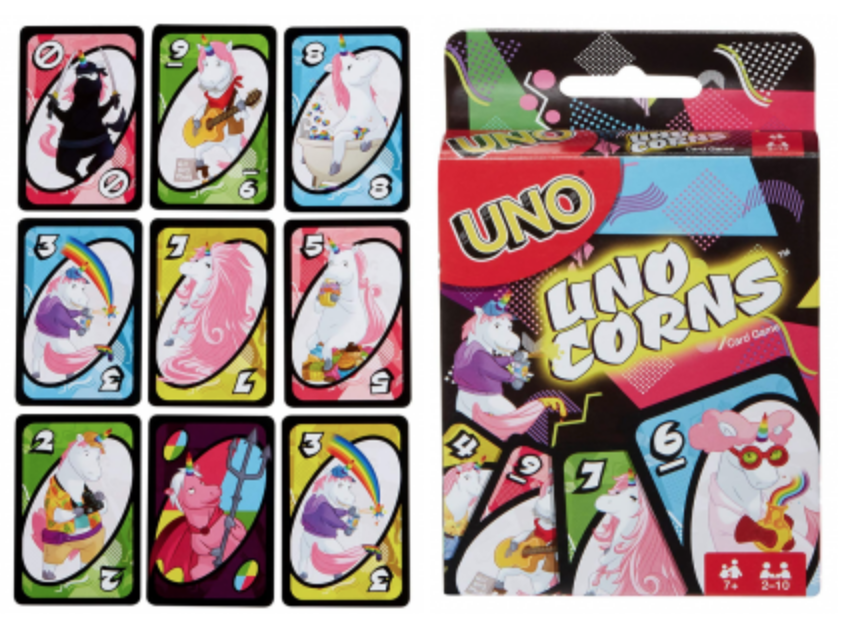 UNOcorns Card Game Just $3.49! Super Fun Easter Basket Filler!