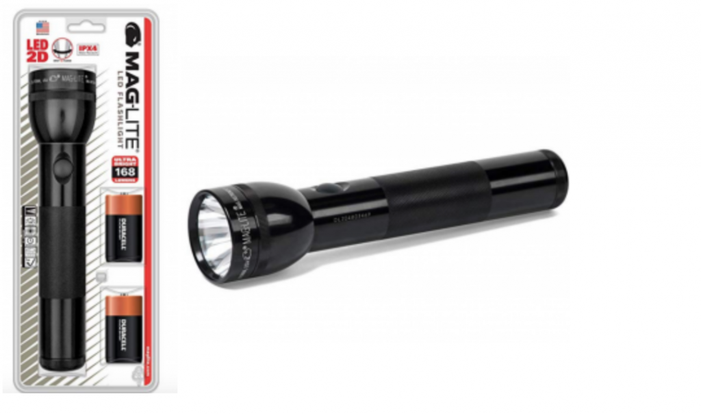 MagLite LED 2-Cell D Flashlight with Batteries Just $16.00! (Reg. $33.97)