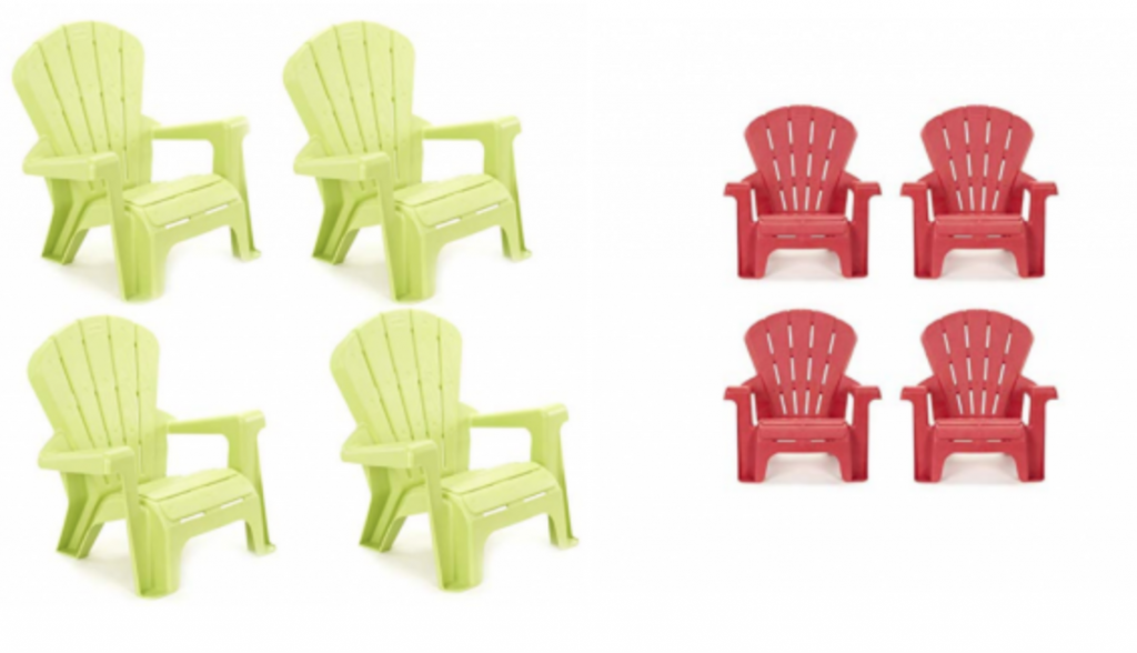 Little Tikes Garden Chairs 4-Pack Just $25.99!