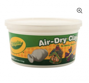 Crayola Air-Dry Clay, White, 2.5 Lb Just $2.99! (Reg. $6.40)