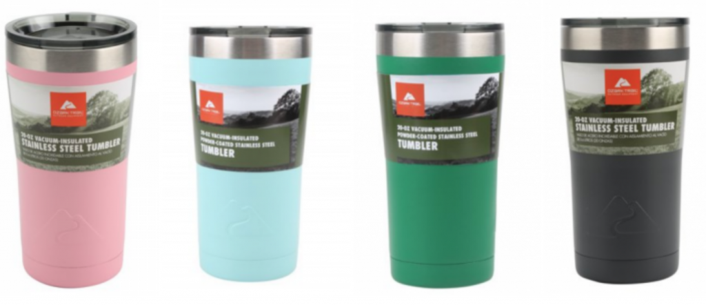 Ozark Trail 20-Ounce Double-Wall, Vacuum-Sealed Tumbler Just $6.74!