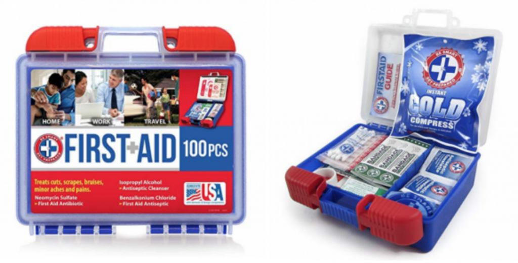 Be Smart Get Prepared 100 Piece First Aid Kit Just $8.49!