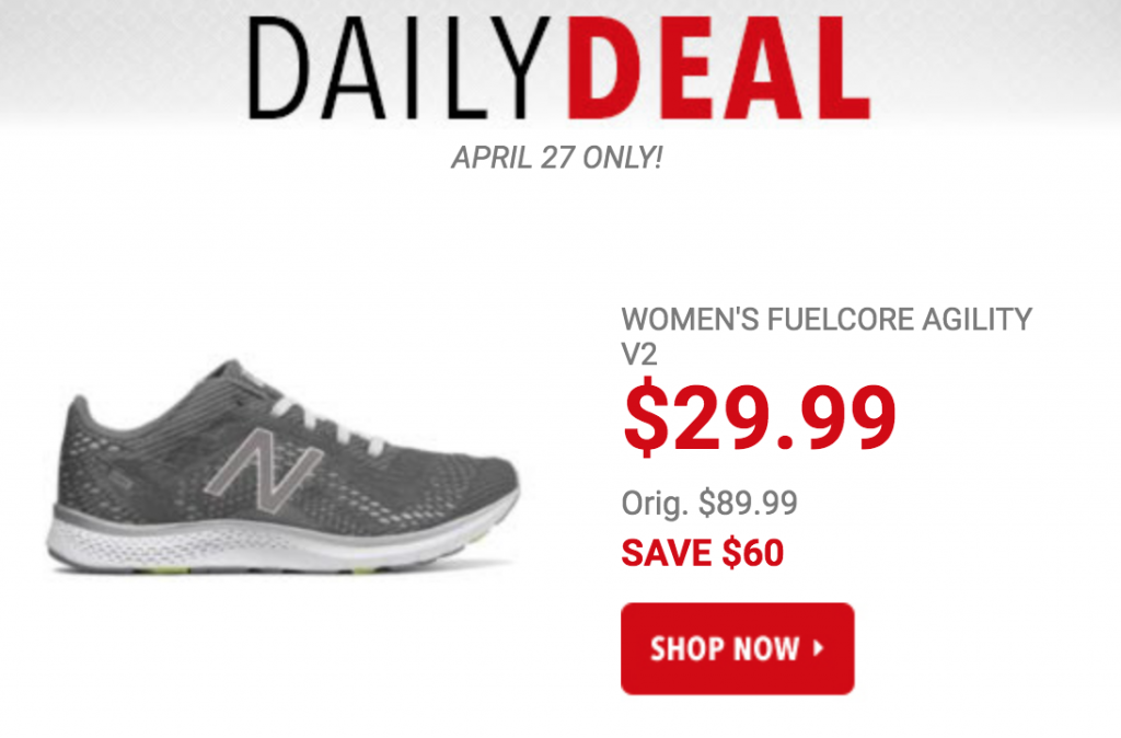 New Balance Womens Fuel Core Cross Trainers $29.99 Today Only! (Reg. $89.99)