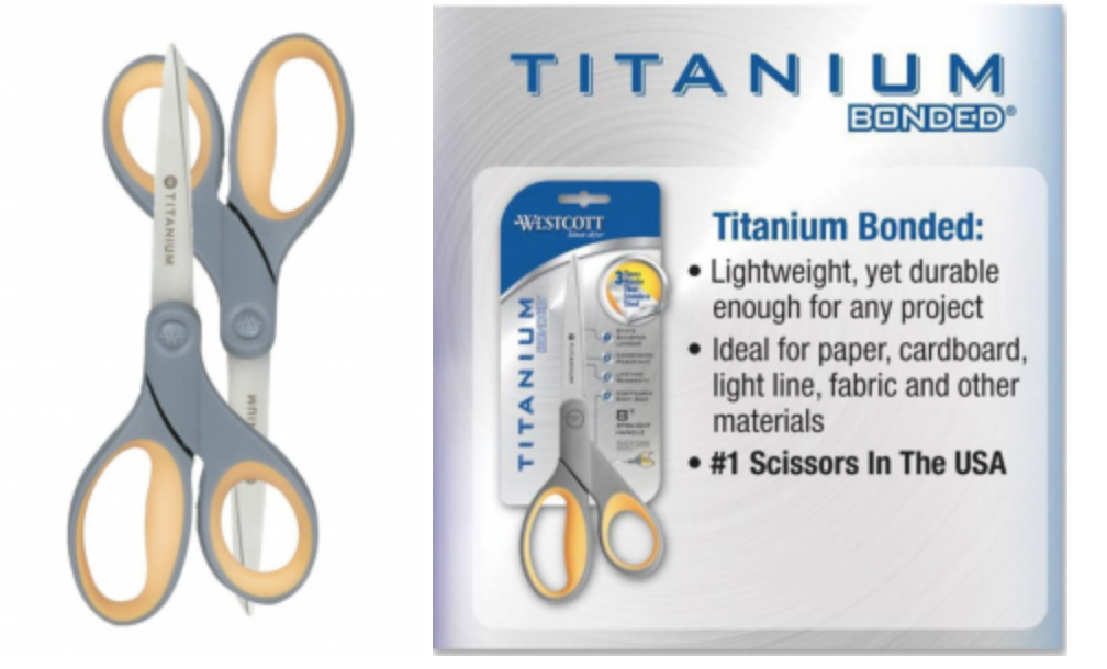 Westcott Titanium Bonded 8″ Scissors 2-Pack Just $5.94! (Reg. 21.99)