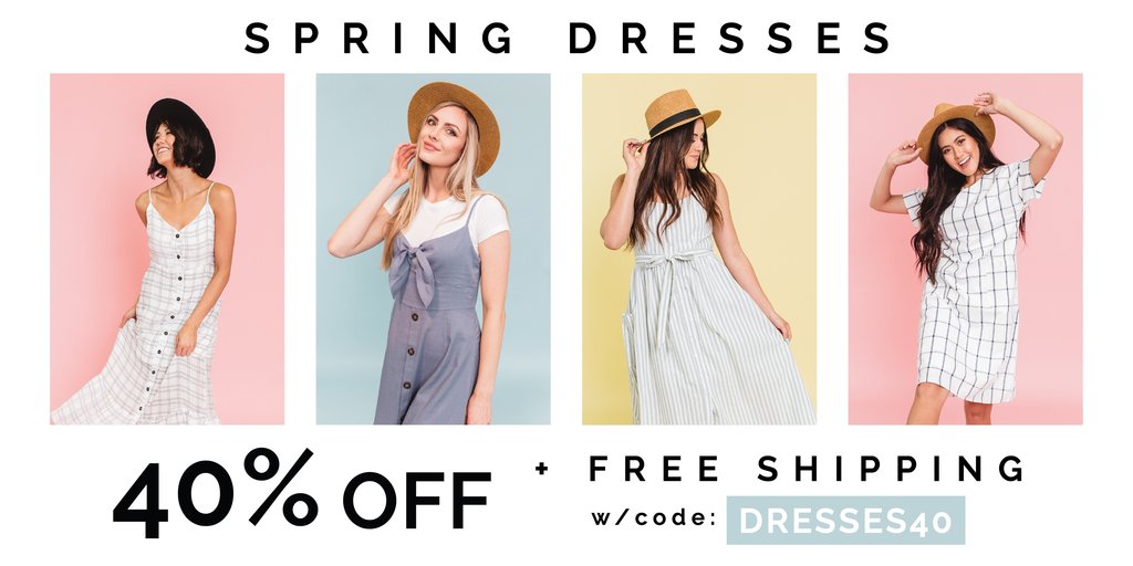 Still Available at Cents of Style! Additional 40% off Spring Dresses! Plus FREE shipping!