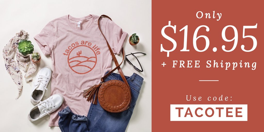 Cents of Style What We Wear Wednesday! CUTE Taco Themed T-shirts – Just $16.95! FREE SHIPPING!