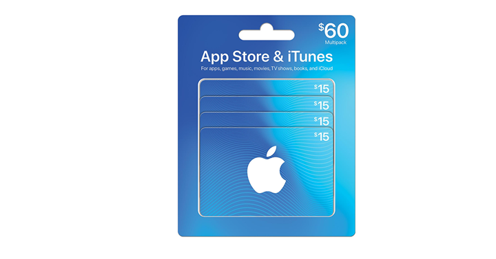 $60 App Store & iTunes Gift Cards – Just $49.88! Think Easter baskets!