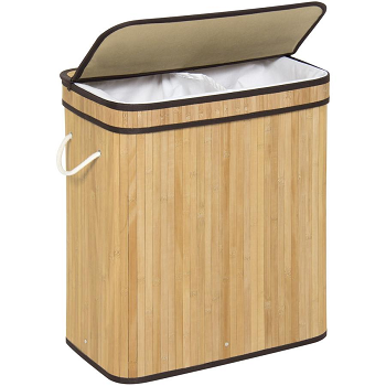 Double Laundry Bamboo Hamper Only $25.99 Shipped!
