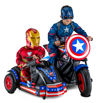Kid Trax 12-Volt Captain America Motorcycle Ride-On Only $179.00! (Reg $249)