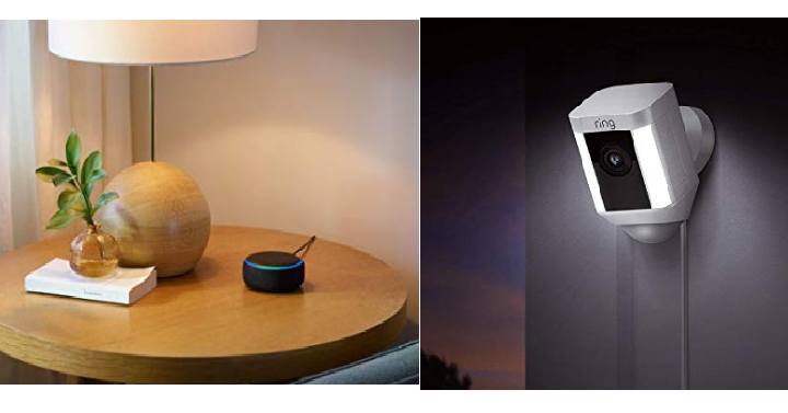 Ring Spotlight Cam Wired: Plugged-in HD Security Camera & Echo Dot Bundle Only $169 Shipped! (Reg. $249)