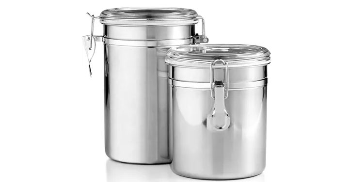 Martha Stewart Essentials Set of 2 Food Storage Canisters Only $5.99! (Reg. $17)