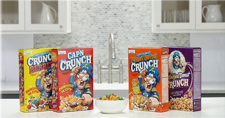 Cap’N Crunch Breakfast Cereal (Variety Pack) 4 Count Only $8.51 Shipped!