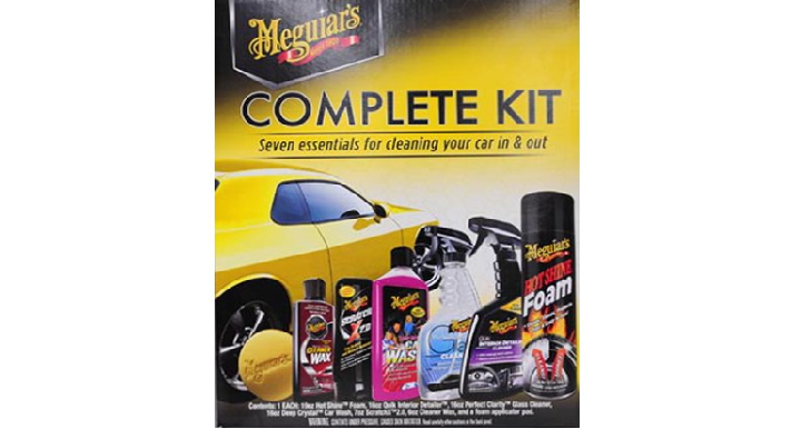 Meguiar’s Complete Car Care Kit – Essential Detailing Kit Only $23.88! (Compare to $36)