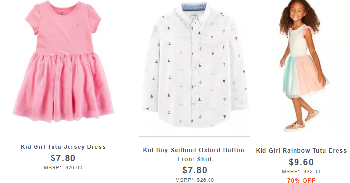 Carter’s: Take up to 70% off + FREE Shipping! Easter Clothes Starting at Only $7.80 Shipped!