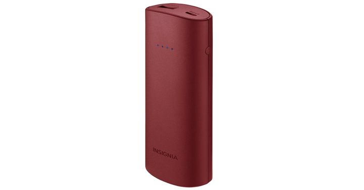 Insignia 5,200 mAh Portable Compact Charger – Just $7.99! Was $14.99!