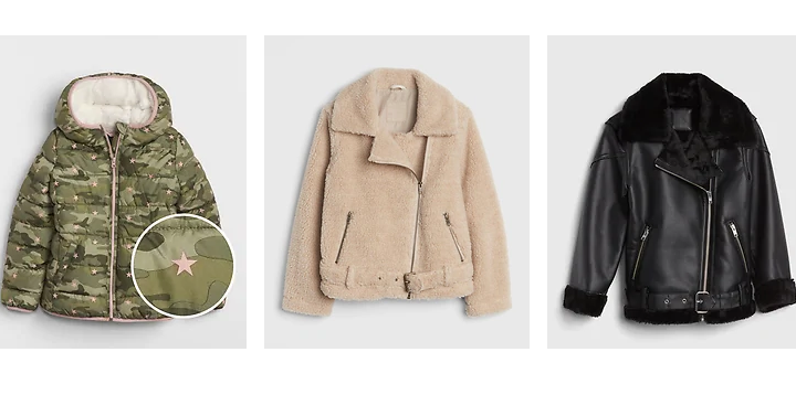 GAP: Up to 60% off + Extra 50% off! Girls Coats for Only $15! (Reg. $78)