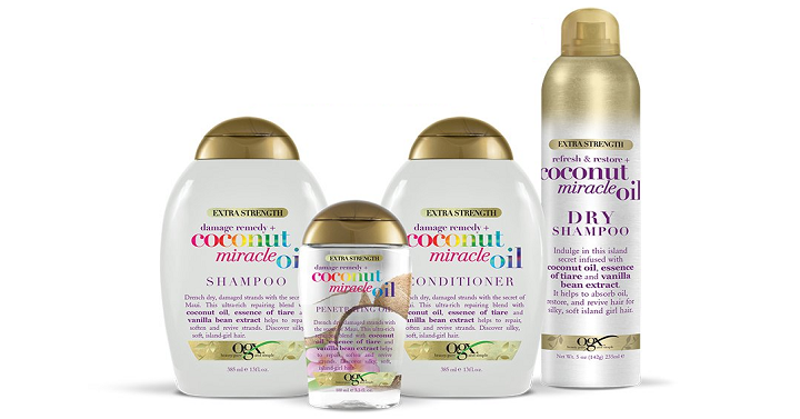 OGX Extra Strength Damage Remedy + Coconut Miracle Penetrating Oil Only $6.23!