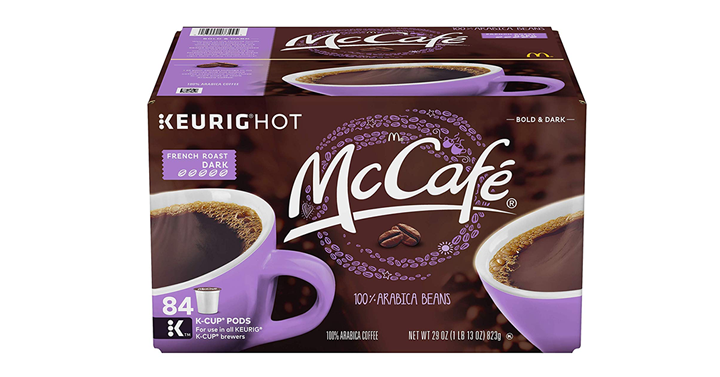 McCafé French Roast Dark K-Cups Pods 84 Count – Just $22.99! Today Only!