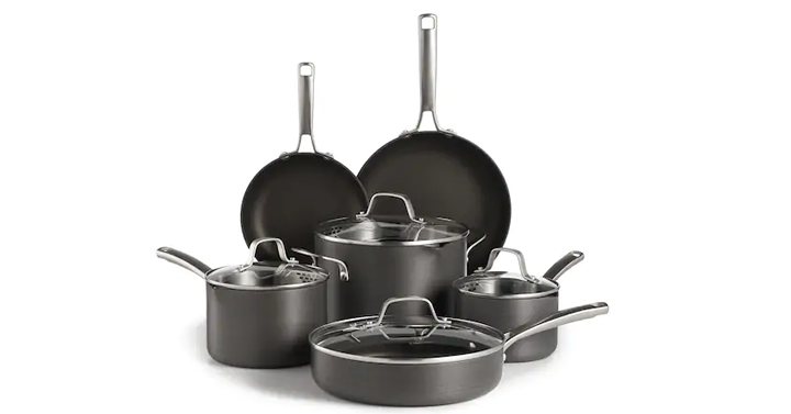 Kohl’s 30% Off! Earn Kohl’s Cash! Stack Codes! FREE Shipping! Calphalon Classic 10-pc. Hard-Anodized Aluminum Nonstick Cookware Set – Just $111.99! Plus earn $20 Kohl’s Cash!