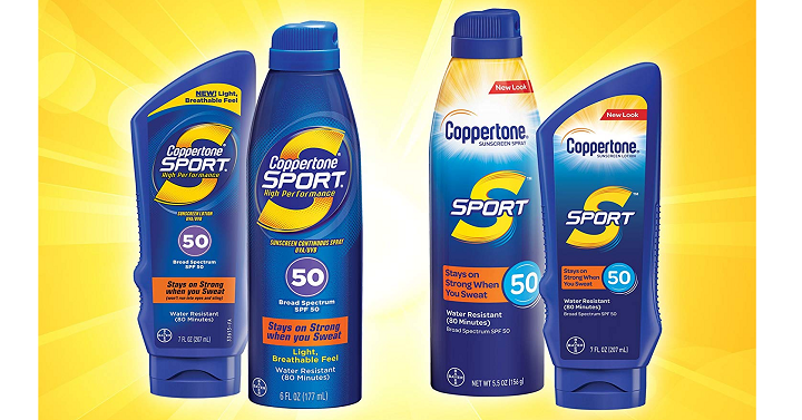 Coppertone SPORT Continuous Sunscreen Spray SPF 30 Twin Pack Only $9.37 Shipped!