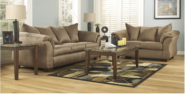 Ashley Furniture Signature Design Darcy Contemporary Microfiber Sofa Only $293.45 Shipped!