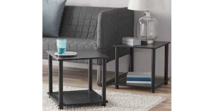 Mainstays No Tools End Tables (Pack of 2) Only $12.24! That’s Only $6.12 Each!