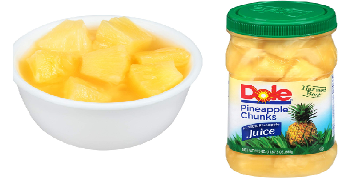 Dole Pineapple Chunks, 23.5 Ounce Jars (Pack of 8) Only $11.88 Shipped!